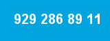 929 286 89 11